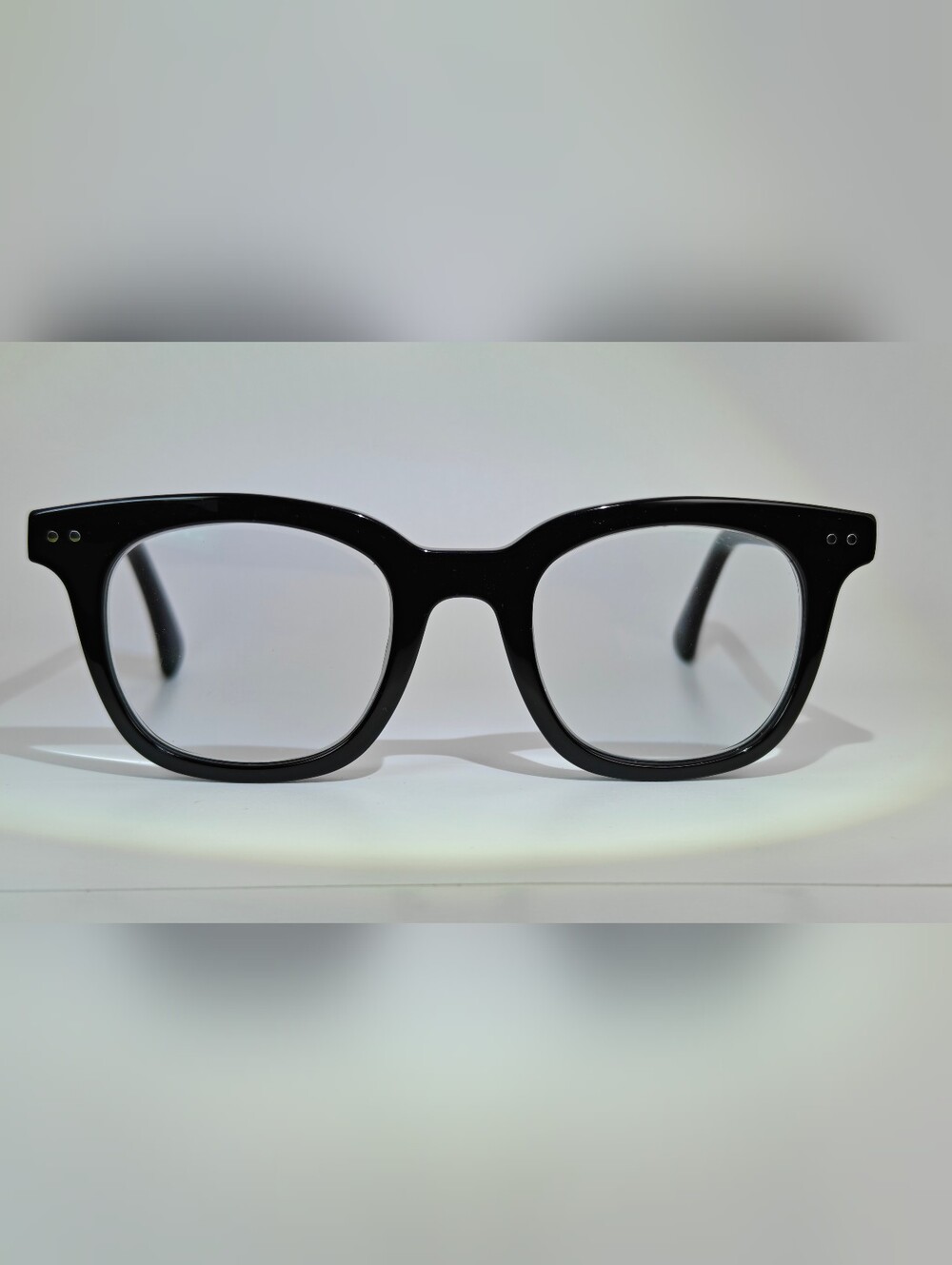 Romy Classic Black Men's Square Frame Glasses Wayfarer Vibes.